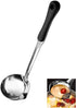 Advanced Stainless Steel Soup ladle, Long Plastic Handle Soup Residue Separator, Kitchen Colander Filtering Grease Large Spoon...