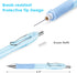 Tomorotec Mechanical Pencils Set 6PCS Pack School Office Supplies with Erasers Lead Cap Eraser Refills, 0.5 mm HB Lead Pencil for Writing Sketchin...