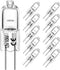 G4 Halogen Bulbs 10W 12V T3 JC Type 2 Pin Base Replacement for Landscape Under Cabinet Puck Light Track Lighting Dimmable(10 Pack)...