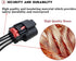4 Way MX 150 Connector Pigtail Compatible with Chevrolet Cadillac GM Ignition Coils, Index Keyway CONN-86280 19301722...