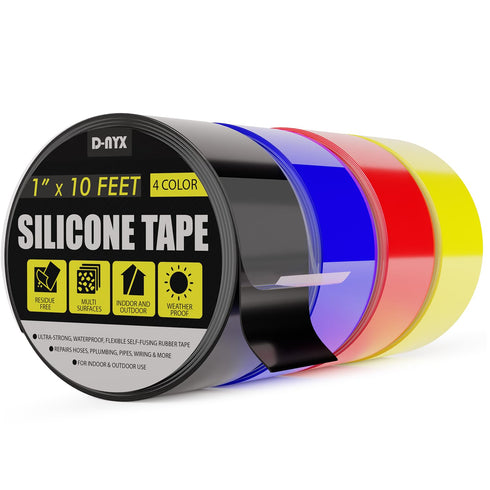 Magic Self-Fusing Silicone Rubber Tape - Waterproof Sealing for Plumbing, Soft Grip for Softball Bats Pull-Up Bars Dumbbells Gym Equipment Tool Wr...