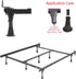 CAFORO Bed Frame Feet That Replace Your Wheels. Replacement Feet Allow Your Bed to Be Stationary Without Damaging Your Floor (Set of 4)...