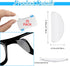 25 Pairs Eyeglasses Nose Pads | Adhesive Silicone Anti-Slip Nosepads for Glasses | Clear 1mm Thick, Soft Surgical-Grade D-Shape Design for Comfort...