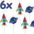 Unique Party Outer Space Birthday Candles (6) pc...