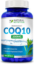 Generic Natural Vitamin Coq10 200mg, 200 Capsules, Quick Absorption - Gluten Free & Non-GMO...