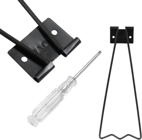 6 Pcs Easel Back, 6.7" Iron Picture Frame Easel Back - Reliable Photo Frame Stand with Screws & Screwsdriver for Crafts and Art Frames (Black)...