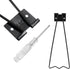 6 Pcs Easel Back, 6.7" Iron Picture Frame Easel Back - Reliable Photo Frame Stand with Screws & Screwsdriver for Crafts and Art Frames (Black)...