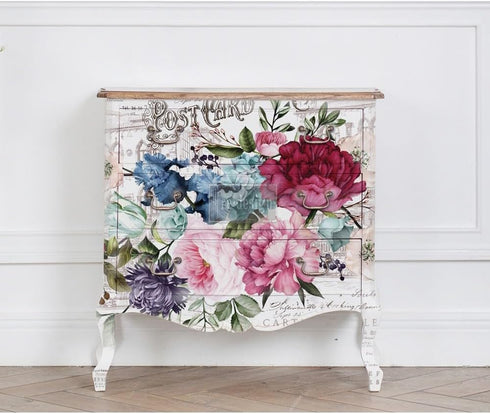 Redesign DÉCOR TRANSFERS® – Imperial Garden Size 44"x30", Cut INTO 6 Sheets 655350635534 Rub on Transfer for Wall or Furniture Decoration...