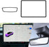 2Pcs Silicone Protector Frames of Screen and Rear View Mirror for Tesla Model 3 2024 Highland.(Black)...