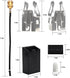 puxyblue 330031 Range Burner Receptacle kit replacement for 814399 5303935058 5301167733 compatible for Whirl-pool for Range/Stove (4 Pack)