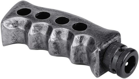 Gear Shift Knob, Universal Car Manual Stick Lever Handle Shifter Head Transmission Pistol Grip Gear Shifter Knob with 3 Adapters for Most Manual a...