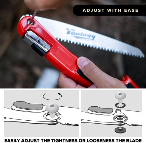 Hardware Folding Tree Saw 8" Hand Pruning Saw for Gardening as Bone saw for Hunting, Survival Saw for Camping Wood/Tree Cutter, Limb Saw Bushcraft...