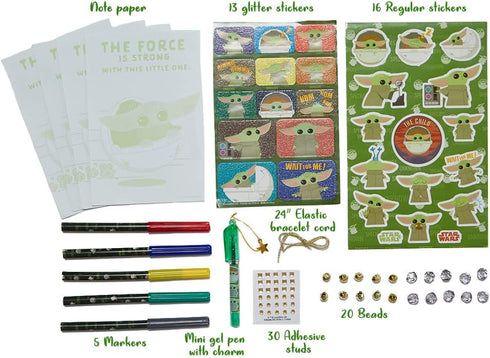 Disney Star Wars Baby Yoda Mandalorian Storage Keepsake Box Craft Kit Activity Set for Kids...