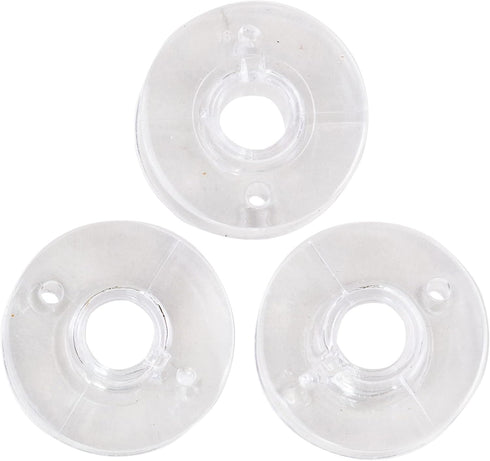 SINGER 06543 Class 15J Bobbins, Transparent, 12-Count...