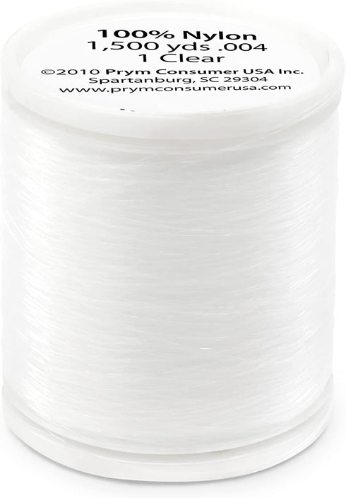 Dritz 3148 Machine Quilting Thread, 1,500-Yards, Clear...