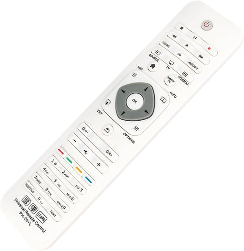 New Universal Replaced Remote Control fit for Philips Smart 3D LCD LED TV 40PFL7007 7000 Series 55PFL7007 46PFL7007K/12 40PFL7007K/12 55PFL7007K/1...
