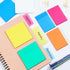Hommie Pastel Transparent Sticky Notes, 8 Packs Clear Sticky Tabs, Translucent Page Flags Book Markers Stickers, Planner Accessories, Bible Journa...