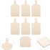 Operitacx 6Pcs Mini Wooden Cutting Board Craft with Handle Wooden Chopping Board Small Serving Board Rustic Paddle Kitchen Board Cooking Butcher B...