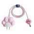 3D Cute Cartoon Charger Protector Case - Compatible for Apple 20W USB-C Power Adapter and Lightning Cable (Pink Cat's Claw)......