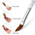 Mudder 10 Pieces 3D Nail Brushes Set Nail Liner Ombre Brush Nail Painting Design Pen Brushes Acrylic Rhinestone Handles Nail Pens...