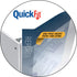 QuickFit View Binder, 5/8 Inch, Round Ring, White (88000)...