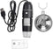 Marhynchus USB Microscope Camera 0X-500X, Environmental Protection Matte Pattern Induction Dimming Digital Microscope, Microscope for Windows XP/V...