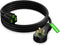 Maximm Flat Plug Extension Cord 4 ft with Slim Space-Saving Plug Design, Low Profile Extension Cord 14AWG (Black)...