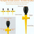 Gerrit Sprinklers for Yard, Automatic 360 Degree Rotation Lawn Sprinklers for Yard, Large Area Coverage, Adjustable Above Ground Irrigation Garden...