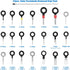 Glarks Pin Terminals Tool Set, A Crimper Tool and 21Pcs Pin Terminals Removal Key Tools for Car Auto Wire Connector Terminal Pin Crimping and Extr...