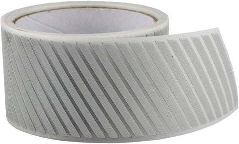 JINBING 2" Safety Silver Reflective Iron on Fabric Clothing Tape Stripe Heat Transfer Vinyl Film M02 (2" x 33ft)...