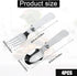 2pcs Folding Spoon & 2pcs Foldable Forks for Thermos Funtainer 10oz Food Jars, Portable Replacement Stainless Steel Spoons Forks for Travel Campin...
