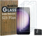 BANDQ 3 Pack for Samsung Galaxy S23 Plus Screen Protector?3+1 Pack? 1 Pack Camera Lens Protector, 9H HD Clear Tempered Glass Screen Protector for ...