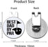 Best Dad by Par Golf Ball Marker with Magnetic Hat Clip, Funny Golf Accessories and Golf Gifts for Men Dad Grandpa, Birthday for Golf Fan Golfer G...
