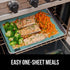 Gorilla Grip BPA-Free Reusable Silicone Baking Mat, 2 Pack, Nonstick Liner for Oven Cookie Sheets, Heat Resistant, No Oil Greasing Needed, Easy to...