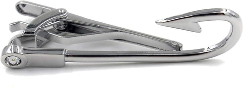 Fish Fisherman Fishing Hook Pair of Cufflinks & Tie Bar Clip...
