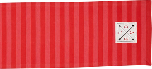 DII Valentine's Day Table Top Collection, Table Runner, 14x72, in Love...