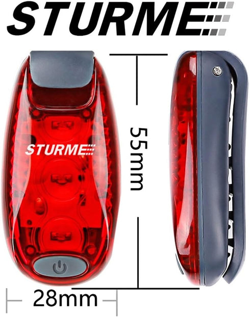 STURME LED Safety Light Strobe Lights for Daytime Running Walking Bicycle Bike Kids Child Woman Dog Pet Runner Best Flashing Warning Clip on Small...
