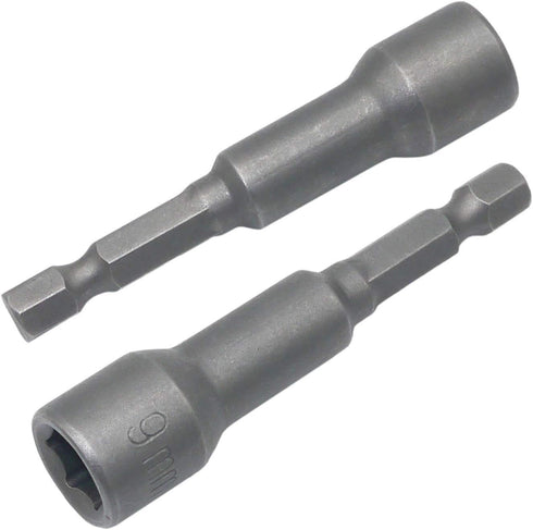 9mm Hex Shank Magnetic Nut Driver Power Screw Drill Bits Socket Wrench Tools 2Pcs...
