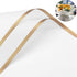 20 Sheet Gold Edge Flower Wrapping Paper, White Florist Bouquet DIY Craft Fresh Flower Bouquet Wrap Waterproof Floral Wrapping Gift Box Packaging ...