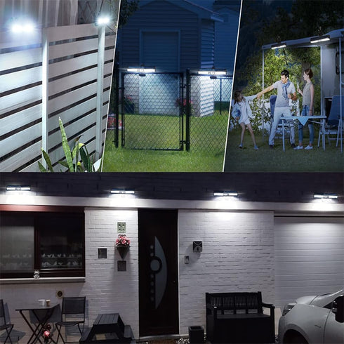 Solar Wall Lights Outdoor,Waterproof Solar Street lamp Dusk to Dawn, Clip Lamp Wall Hanging Solar Light for Home Outdoor Garden (1 Pack)...
