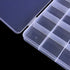 2PCS 24 Slots Transparent Plastic Jewelry Organizer Box Compartment Storage Container for Bead Rings Jewelry Display Organizer...