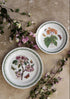 Portmeirion Botanic Garden 10.5-Inch Dinner Plate, Flowering Almond Design - Durable Earthenware Tableware, Microwave, Dishwasher, Freezer Safe, F...