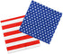 Gatherfun American Flag Patriotic Party Supplies Disposable Paper Napkins Cocktail Napkins for Veterans Day Election Day 4th of July Independence ...