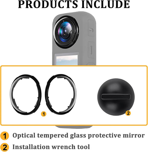 Dual Lens Guards for Insta360 One X4 Accessories...