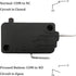 Microwave Oven Door Switch Replacement Part, 16A 125VAC, KW3AT-16 (Downward Compatible with KW3A-16), Normally Closed - 1Pc...