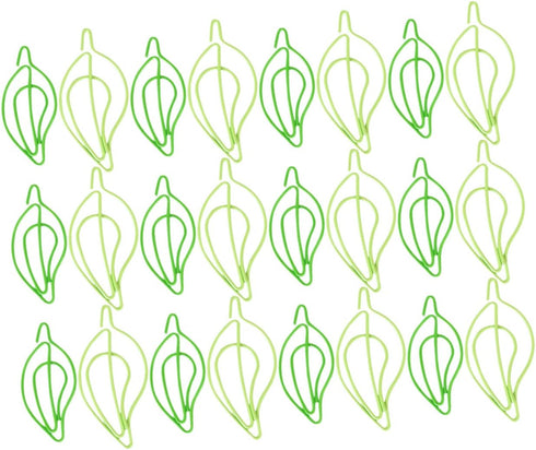 120 Pcs Paper Clip Paper Clip Office Paperclips Leaf Shaped Paper Clip Office Supplies Set Binder Folders Metal File Holder Small Paperclips Paper...