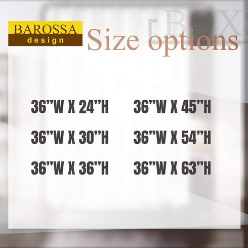 Barossa Design Waffle Weave Half Window Tier Curtains: Small Bathroom Window Curtains Waterproof with 36 inch Length Short Length for Cafe & Kitch...