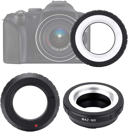 Qiilu Camera Ring, M42-NX M42 Thread Lens NX Mount Camera Len Adapter Ring for Accessory...