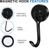LOVIMAG Magnet Hooks for Cruise Cabin, 40LBS Cruise Door Magnets with Epoxy Coating, Strong Neodymium Magnets Swivel Magnetic Hooks for Kitchen Ac...