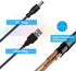 LANMU USB to DC Power Cable, DC 5V Power Cord Charging Cable with 9 Adapters (6.4 * 4.4mm, 6.3 * 3.0mm, 5.5 * 2.5mm, 5.5 * 2.1mm, 5.5 * 1.7 mm, 4....